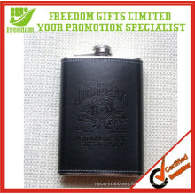 10oz Logo Customzied Leather Hip Flask